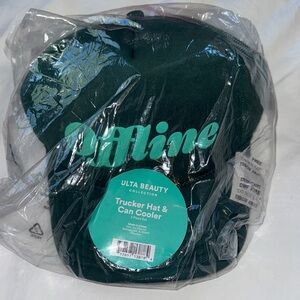 Ulta Beauty Teal Trucker Hat and Cooler Set